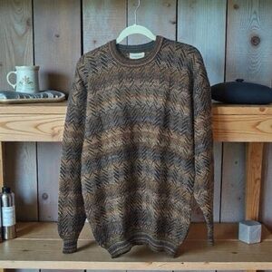 Intiwara 100% Alpaca Crewneck Sweater Size L